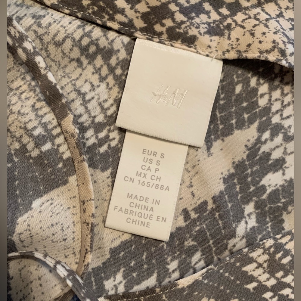H&M snake print slip dress - Picture 7 of 8